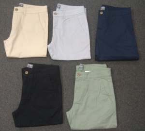 Pantalon chino en twill pour homme, de marque bangladaise, sur mesure, de haute qualité, en coton léger, taille mi-haute, avec élasthanne - Product Image 1