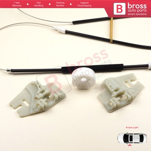 BWR491 Kit de réparation de lève-vitre porte avant gauche pour série 3 E46 2001-2005 4/5 porte Facelift 51337020659 Bross Auto Parts - Product Image 6