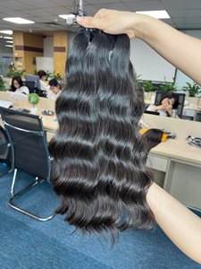 ผมต่อแบบยืดผมลอนคลื่นธรรมชาติจากเวียดนาม - Product Image 5