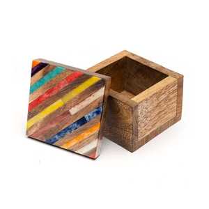 Customized Rectangle Wood Storage Box with Bone Inlay Design Modern Style PC Wedding Jewelry Competitive Price - Product Image 1