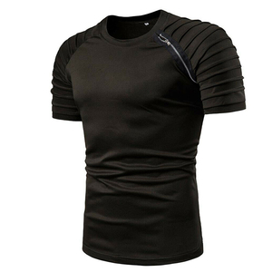 Camisetas de Gimnasio Ecológicas para Hombre, 100% Algodón, Tejido de Punto, 300 Gramos, Formales, Lisas, con Logotipo Frontal Serigrafiado, Corte Holgado - Product Image 3