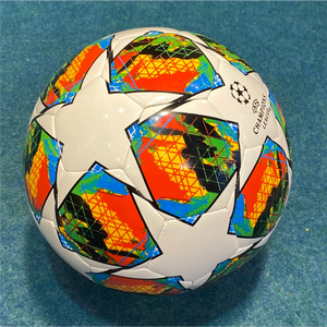 Balón de fútbol Extreme PU tamaño 5 multicolor impreso partido profesional entrenamiento fútbol con cuero PU duradero y texturizado - Product Image 2