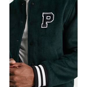 Nouvelle Arrivée Vente Chaude En Vrac Quantité Bon Hommes Varsity Vestes Nouveau Design Solide Couleur Hiver Hommes Collage Varsity Vestes - Product Image 4