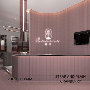 Carreaux de sol et de mur en porcelaine polie brillante antidérapante moderne 200x200 mm, solides, faciles à coller pour la décoration intérieure, appartements, villas - Product Image 3