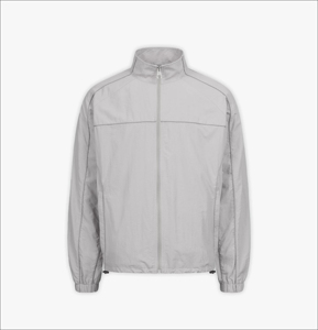 Ensemble de survêtements coupe-vent en polyester avec impression personnalisée pour hommes, vestes coupe-vent à glissière avec streetwear - Product Image 6