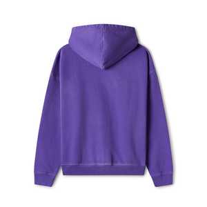 Sweat-shirts à capuche pour hommes de qualité supérieure, brodés, à fermeture éclair, imprimés, streetwear personnalisé, style décontracté, épaules tombantes, surdimensionnés, 100% coton - Product Image 3