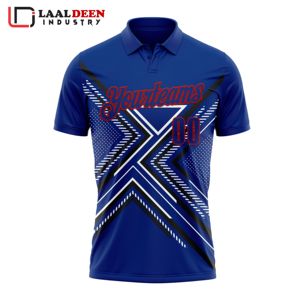 Polo à manches courtes pour homme en polyester à séchage rapide, personnalisable avec impression par sublimation, création de votre propre marque, idéal pour le golf - Product Image 2