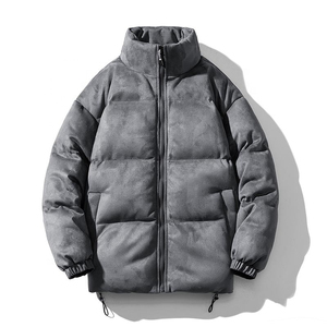 OEM Design personnalisé hiver chaud coupe-vent manteau à capuche brillant doudoune personnalisée extérieure épaisse duvet bulle veste pour hommes - Product Image 2