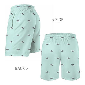 Pantalones cortos de playa ligeros personalizados para hombre 100% poliéster 240 GSM decoración Vintage de alta calidad estilo Formal - Product Image 2