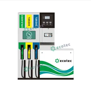 ECOTEC Gasolina Station Equipment Vending Machine distribuidor do combustível com 8 bocais 2 Display