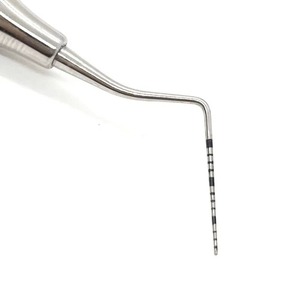Sonda Dental Manual de Acero Inoxidable, Instrumento de Precisión para Examen Oral, Empuñadura Ergonómica de Alta Calidad para Clínicas Dentales - Product Image 2