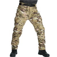 Meilleur uniforme tactique camouflage, veste zippée doublée de polaire chaude pour l'hiver, pantalon multi-poches, entraînement en plein air, garde, haute qualité
