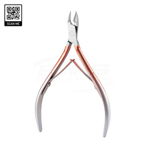 Pince à cuticules incurvée professionnelle en acier inoxydable, éliminateur de peaux mortes, coupe-ongles incarnés, outils de manucure et de pédicure pour les doigts - Product Image 1