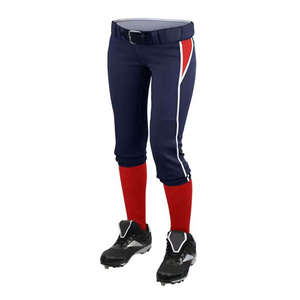 ชุดเบสบอลและซอฟต์บอลสำหรับผู้หญิงเสื้อเจอร์ซีย์และกางเกงแห้งเร็ว OEM ปักโลโก้สำหรับทีมกีฬา - Product Image 6