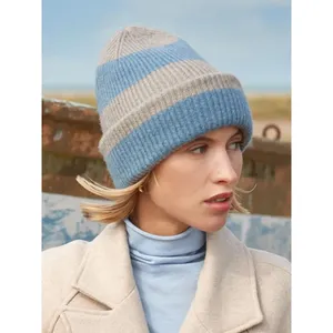 Sustainable Colour <b>Block</b> Beanie Promotional Hats & Caps Eco-Friendly Merchandising - Product Image 1
