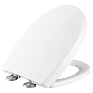 Asiento de Inodoro Universal Alargado Ovalado de PP con Cierre Suave y Control Remoto Manual, Accesorio de Baño de Plástico - Product Image 2
