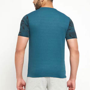 T-shirts d'entraînement de sport en polyester 100% pour hommes impression par sublimation de haute qualité maillot décontracté col rond manches courtes dernière conception - Product Image 4