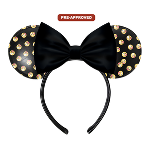 Factory Direct Pre-Approval Design Concept <b>Mouse</b> Ears Headband Made-to-Order Hair Accessory with Closed Eyes Edition - Product Image 1