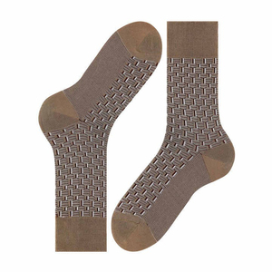 Chaussettes de randonnée pour adultes, style classique, motif géométrique, tricot jacquard, respirantes, en spandex et polyester, pour l'été - Product Image 6