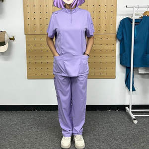 Chaqueta de Trabajo Personalizada de Color, 100% Algodón, Cómoda, Ligera y Duradera, con Diseño Personalizado e Impresión de Logotipo para Uso Hospitalario Femenino - Product Image 2