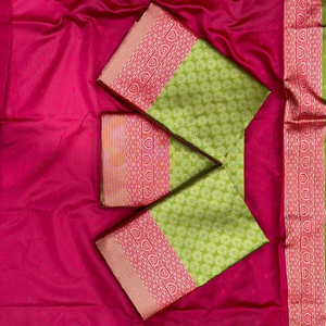 Exquis doux Lichi soie Saree Zari travail Style Bollywood pour les fêtes Festivals mariages célébrations spéciales Fashionharbour - Product Image 1