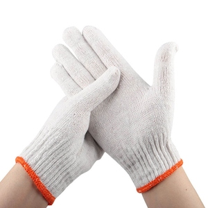 Guantes de seguridad de algodón personalizables al por mayor con tela suave y elástica, guantes cómodos de calidad superior para Protección Laboral - Product Image 5