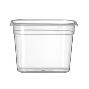 Profi Line GN 1/4 55L Transparent <b>Food</b> <b>Storage</b> <b>Container</b> 265x162x(H)200mm Contenitore Gastronorm 1/4 HENDI - Product Image 1