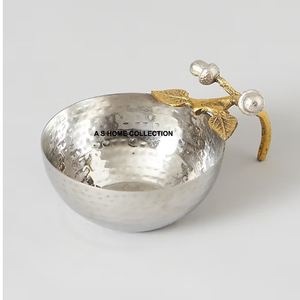 Gran oferta decorativa de cuencos de frutas de metal con artesanía inspirada en la antigüedad, ideal para detalles de mesa o cuenco de almacenamiento con pájaro - Product Image 4