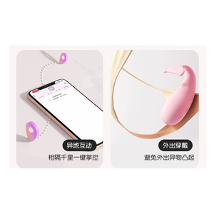 Vibrateur télécommandé pour femmes, portable, type œuf vibrant avec application longue portée - Product Image 1
