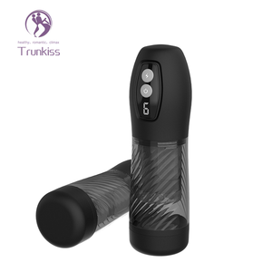 Cup masturbasi pintar elektrik produk seks pria dewasa 9-frekuensi rotasi teleskopik Mode Diam penuh cangkir masturbasi - Product Image 2