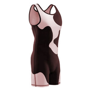 Nouveau 2025 Impression personnalisée Sportswear Singlet Suit Wrestling Singlets - Product Image 3