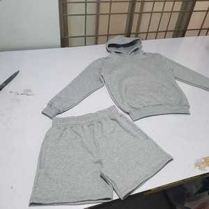 Survêtement unisexe en molleton, taille plus, uni, 100% coton, coupe ample, taille haute, logo personnalisé OEM, vente en gros, hiver, printemps - Product Image 2