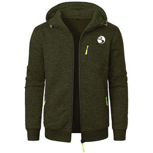 เสื้อฮู้ดซิปผู้ชายผ้าฟลีซคอตตอน 100% คุณภาพสูงสำหรับฤดูหนาว พิมพ์ลายดิจิทัล ออกแบบเองได้ - Product Image 4