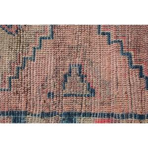 2.9x9.5 ft <b>Runner</b> Vintage Turkish Rug, <b>Red</b> Oriental Wool Rug - Product Image 5