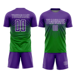 Vente en gros, maillots de football personnalisés, maillots et shorts de football personnalisés pour jeunes, uniforme d'équipe avec numéro de nom, uniformes de football - Product Image 1