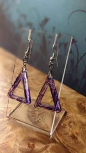 Pendientes de Resina Bordados a Mano, Joyería de Moda de Acero Inoxidable para Mujeres y Niñas, Estilo Clásico para Bodas, Alta Calidad - Product Image 4