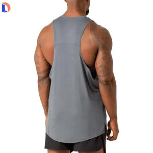 Nuevo diseño Bamboo Men s Gym Tank Top Elastano Gym Ropa Muscle Fit Tank Top - Product Image 3