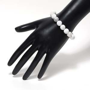 NOVAMART Fine Arihant Gems Jewels Fashionable Magnetised <b>Beaded</b> <b>Bracelet</b> for Men Women Ball-shaped Pearl Main Stone Religious St - Product Image 4