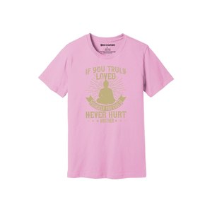 T-shirt 100% coton avec impression de thèmes de bouddha Style décontracté 12 options de couleur 160-180 Placement de conception personnalisable GSM lourd - Product Image 1