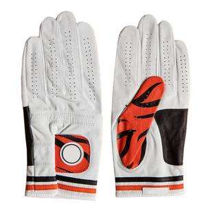 Gants de golf unisexes personnalisés en gros, de haute qualité, confortables, respirants, antidérapants, en cuir véritable blanc, fabriqués au Pakistan - Product Image 4