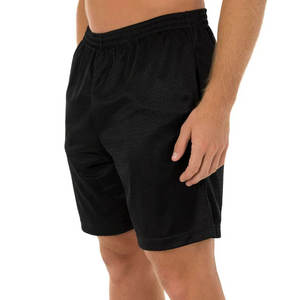 กางเกงขาสั้นกีฬาผ้าตาข่าย XS-6XL ของผู้ชายดีไซน์แบบกำหนดเองสีทึบสไตล์ลำลองผลิตจากโรงงาน - Product Image 3