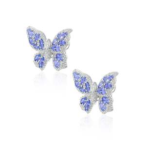 Boucles d'oreilles pendantes vintage en or 14 carats avec perles et diamants pour mariage et soirée - Product Image 4