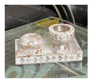 Coffrets cadeaux pour le Ramadan, article populaire, brûleur d'encens en bois Mabkhara, Mubkhar, sous-verre arabe - Product Image 2