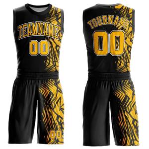 Uniformes de Baloncesto de Talla Grande con Estampado Digital Personalizado, Último Diseño, Conjuntos Deportivos para Equipos Adultos, Ropa Deportiva de Secado Rápido y Transpirable - Product Image 1