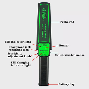 Inteligente Sensor AS954 Portátil Handheld <span class=keywords><strong>Metal</strong></span> Scanner <span class=keywords><strong>Detector</strong></span> Segurança Wand Body Verifique Pesquisa Parcel Scanner Tester - Product Image 6