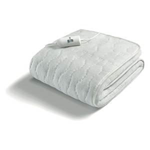 Imetec - Manta Eléctrica Individual de Poliéster SGR Blanca 16803 para Mayor Comodidad y Calor - Product Image 1