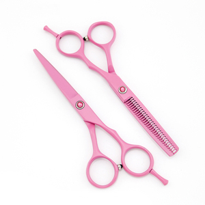 Tijeras de corte de pelo Tijeras Peluquero Profesional de acero inoxidable Peluquería Tijeras de adelgazamiento y corte Fabricación de cuchillos - Product Image 4