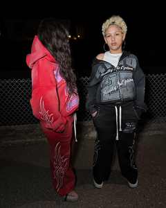 Custom Designer 400 Gsm Y2k Vintage Sun Faded Survêtement Streetwear Ensemble de survêtements à ourlet brut lavé de haute qualité - Product Image 1