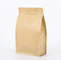 Sachet Doypack Personnalisé en Papier Kraft de Qualité Alimentaire à Huit Côtés avec Fenêtre et Fermeture Zip Refermable Anti-Odeur pour Chips et Aliments pour Animaux
