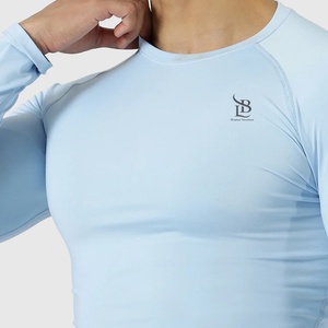 Camisetas de Compresión de Secado Rápido para Hombre, Diseño Personalizado, Manga Larga, Ropa Deportiva Ligera para Gimnasio - Product Image 4